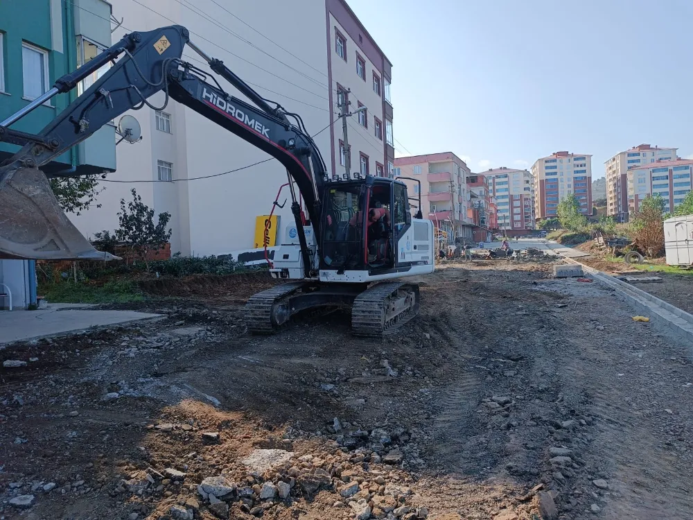 ARSİN BELEDİYESİ ÇALIŞIYOR