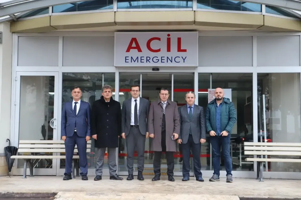 Düzköy Devlet Hastanesini incelediler