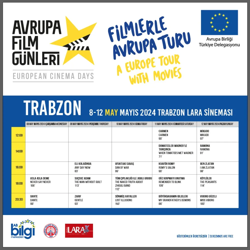 AVRUPA FİLM GÜNLERİ 8-12 MAYIS’TA