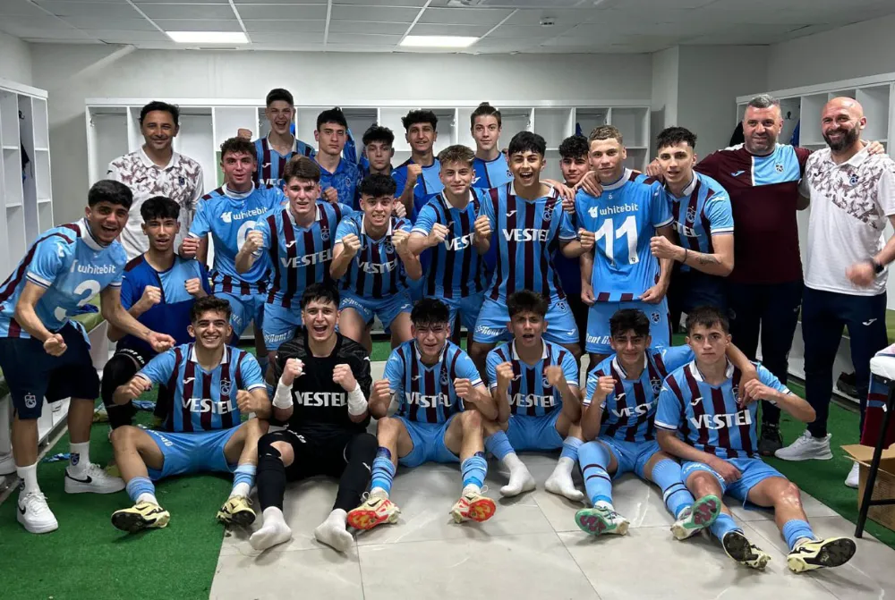 TRABZONSPOR U 16 TAKIMI DEPLASMANDA GOL YAĞDIRDI: 9-0