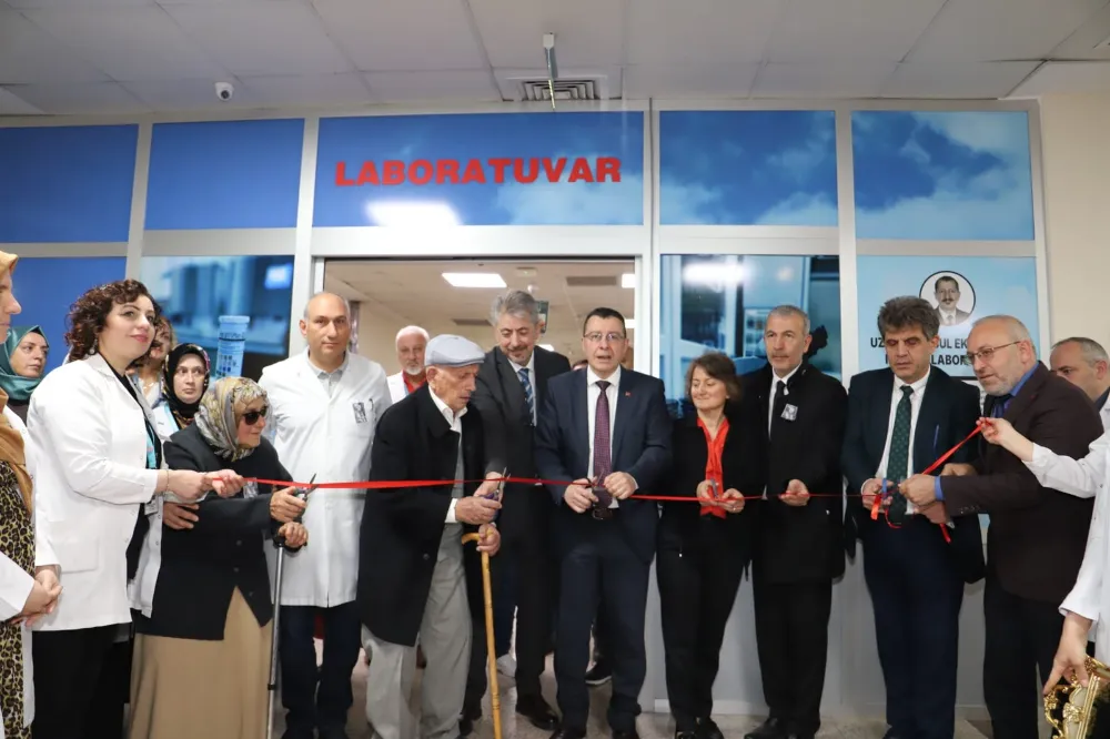 MERHUM DOKTORUN ADI GÖREV YAPTIĞI LABORATUVARA VERİLDİ