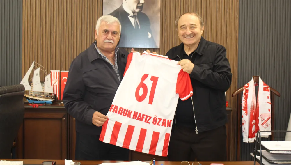 ESKİ BAKAN ÖZAK’TAN SEBAT’A ZİYARET