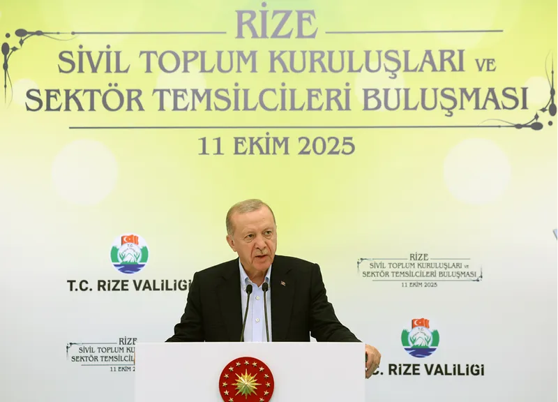 Cumhurbaşkanı Erdoğan, Rize