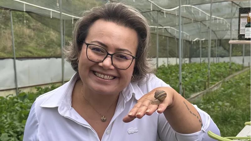 Çiftliğinde elde ettiği salyangoz özünü kozmetik sektörüne taşıdı