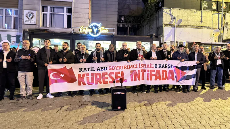 Trabzon ve çevre illerde İsrail