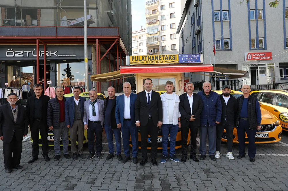 BAŞKAN EKİM’DEN TAKSİCİLERE TAM DESTEK