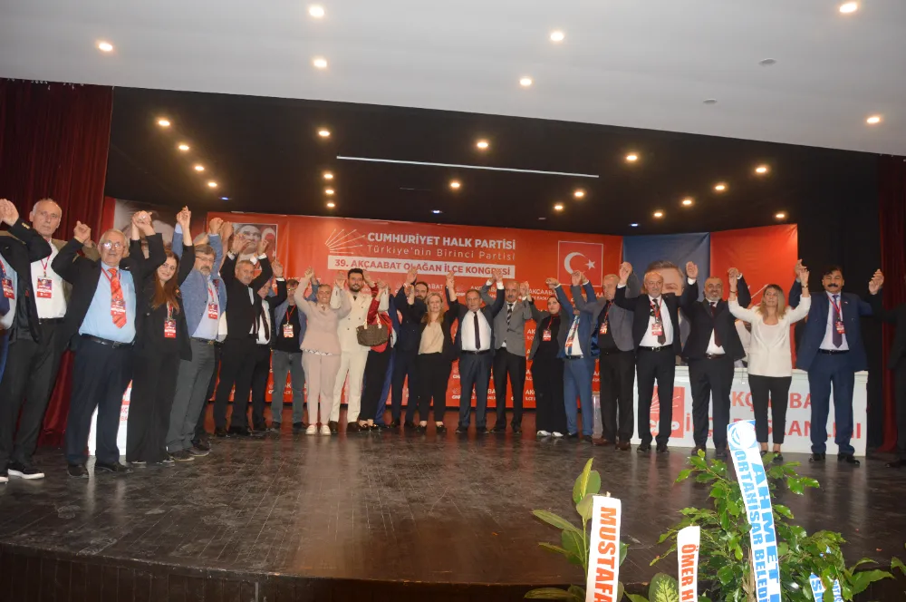 CHP AKÇAABAT’TA YENİ YÖNETİM BELLİ OLDU