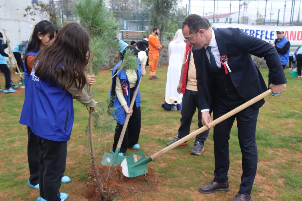 FİDANLAR TOPRAKLA BULUŞTU