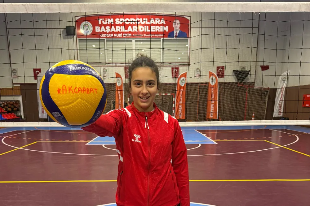AKÇAABAT’TAN VOLEYBOL MİLLİ TAKIM SEÇMELERİNE
