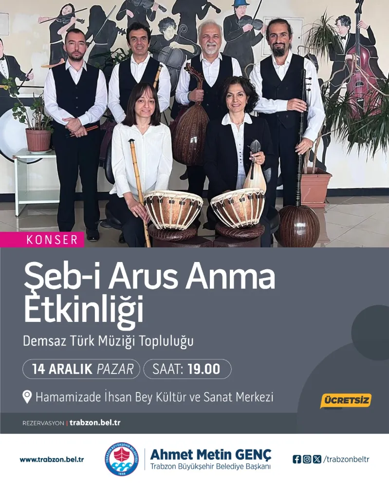 TRABZON, KÜLTÜR VE SANATLA DOLU BİR AY GEÇİRECEK