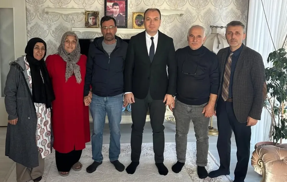 ŞEHİT AİLESİNE ANLAMLI ZİYARET