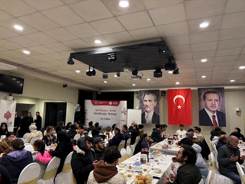 Trabzon Vakıflar Bölge Müdürlüğü 5 ilde iftar programı düzenledi