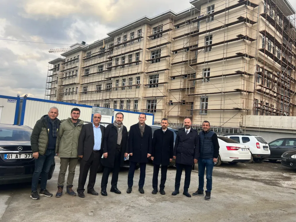 ADALET SARAYI İNŞAATINI YERİNDE İNCELEDİLER
