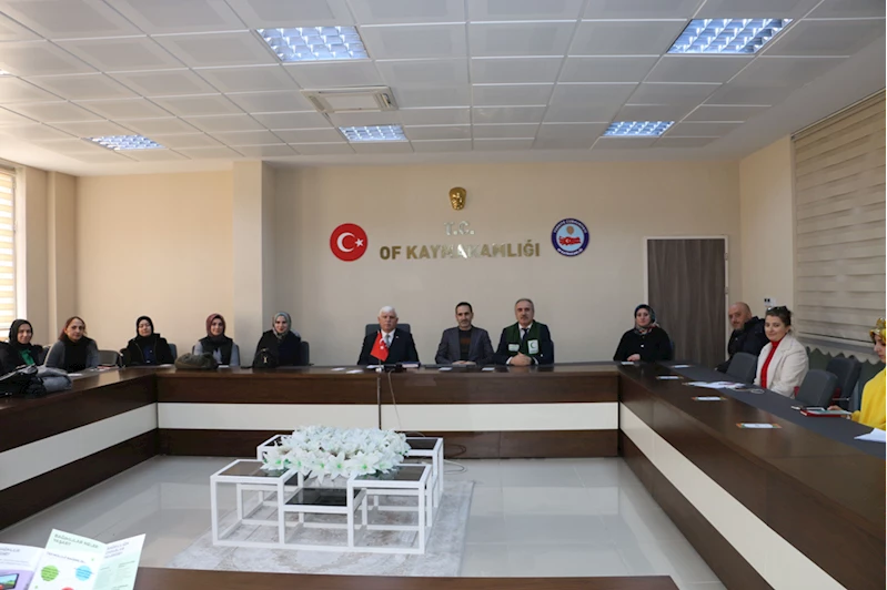 Of Milli Eğitim Müdürü Kabahasanoğlu, Yeşilay okul temsilcileriyle buluştu