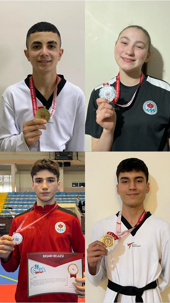 Trabzon Büyükşehir Belediyespor Kulübü sporcularına 4 madalya