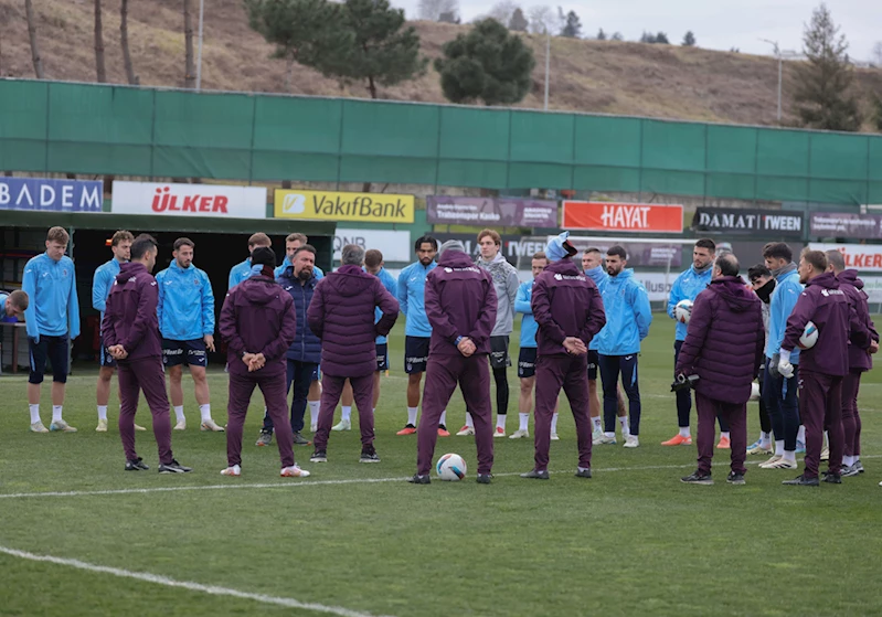 Trabzonspor, Hatayspor maçının hazırlıklarını sürdürdü