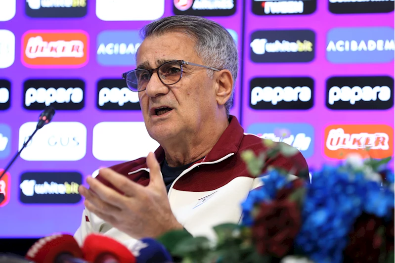 Trabzonspor Teknik Direktörü Şenol Güneş, hedeflerini açıkladı: