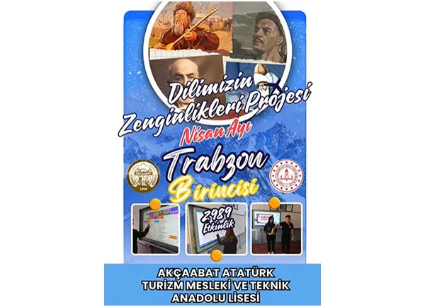 PROJE ŞAMPİYONU: ATATÜRK TURİZM LİSESİ!