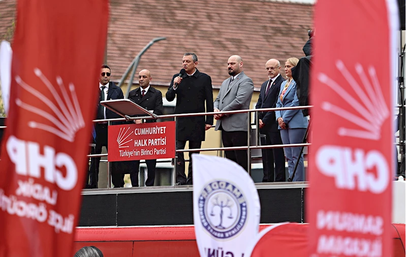 CHP Genel Başkanı Özgür Özel, Samsun mitinginde konuştu: