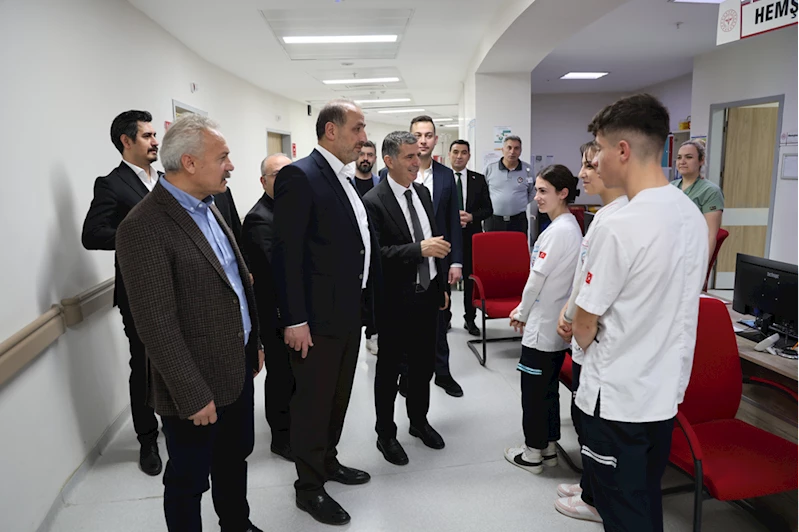 AK Parti Bayburt Milletvekili Ateş, Bayburt Devlet Hastanesi