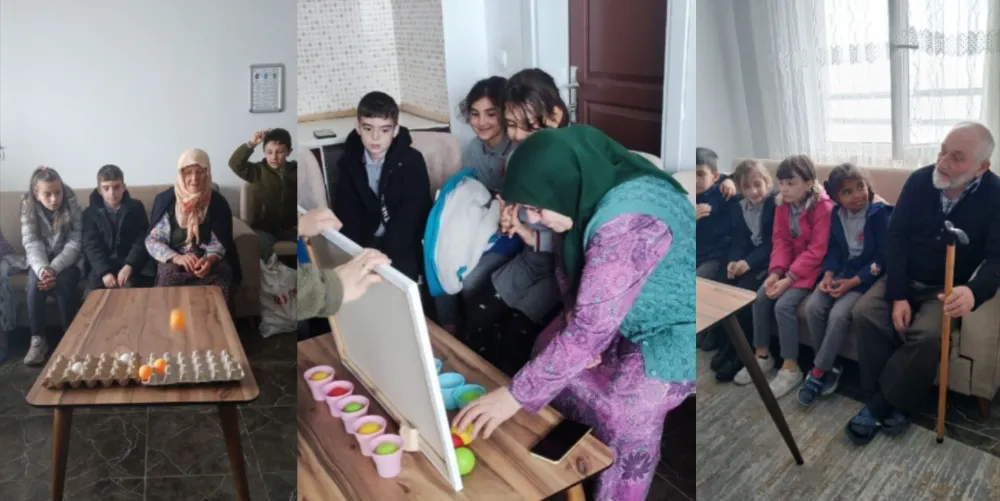 MİNİKLERDEN ANLAMLI ZİYARET