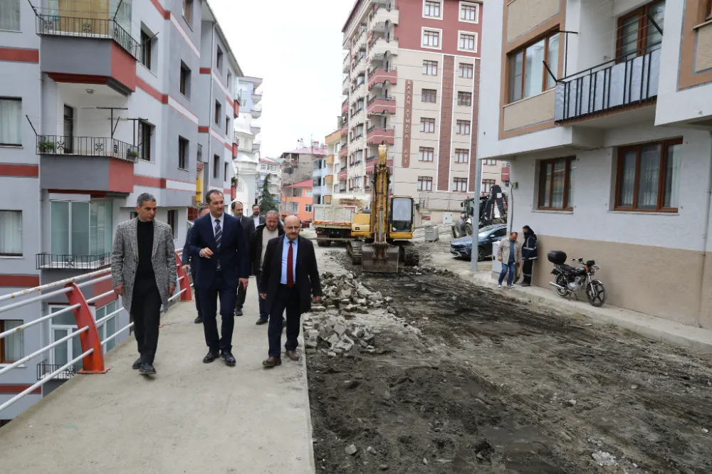 EKİM, ÇALIŞMALARI YERİNDE İNCELEDİ