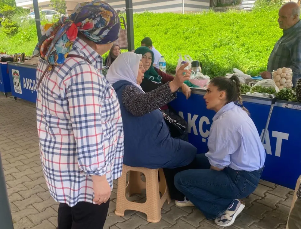 YILDIZLI PAZARI’NDA TALEPLER DİNLENDİ, DESTEK ALINDI