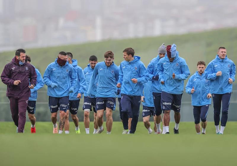 Trabzonspor, Galatasaray maçının hazırlıklarını sürdürdü