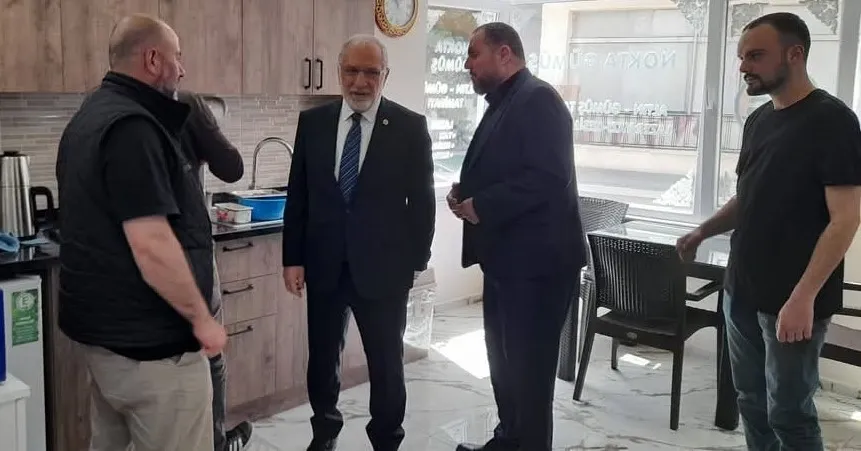 SAADET PARTİSİ MİLLETVEKİLİ KARAMAN AKÇAABAT ESNAFIYLA