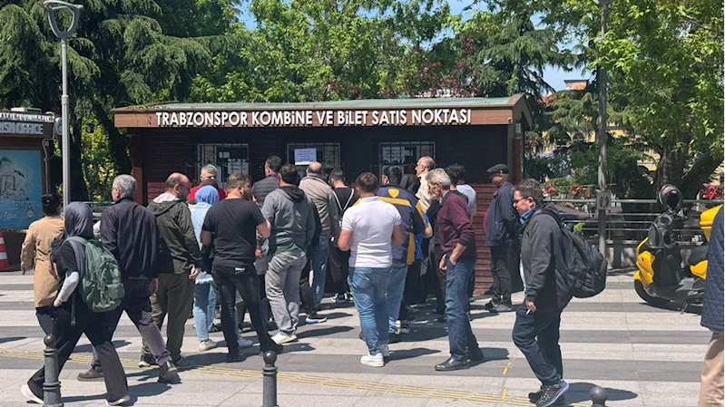 Trabzonspor-Galatasaray maçının biletleri satışa sunuldu