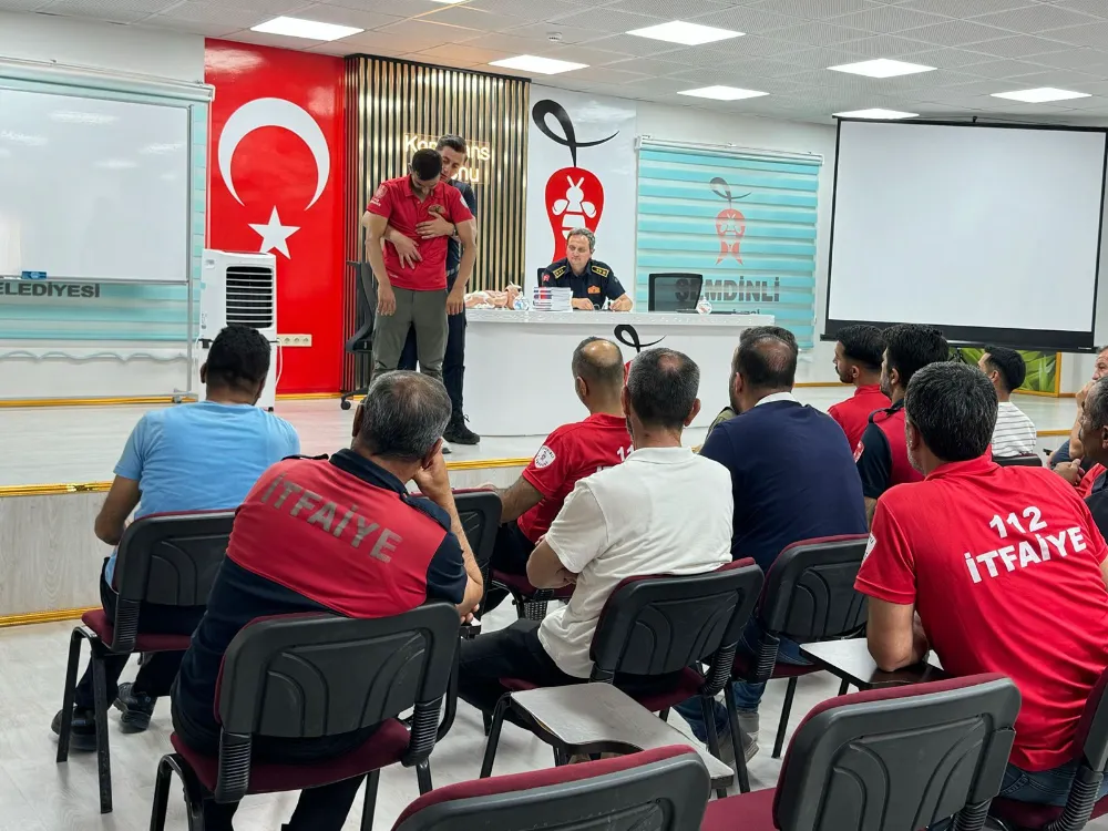 TRABZON İTFAİYESİNDEN ŞEMDİNLİ’YE EĞİTİM DESTEĞİ