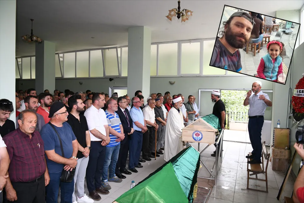 BABA VE KIZI AKÇAABAT’TA UĞURLANDI