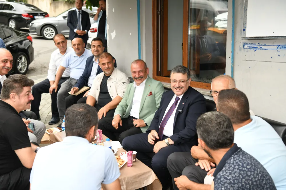 DOLMUŞÇULARIN TALPELERİNİ YERİNDE DİNLEDİ