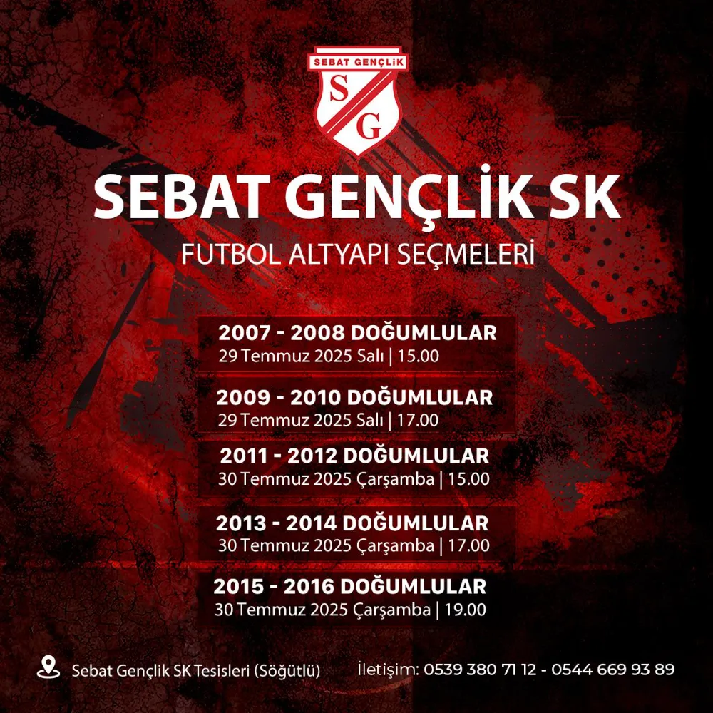 SEBAT GENÇLİK’TE SEÇME ZAMANI