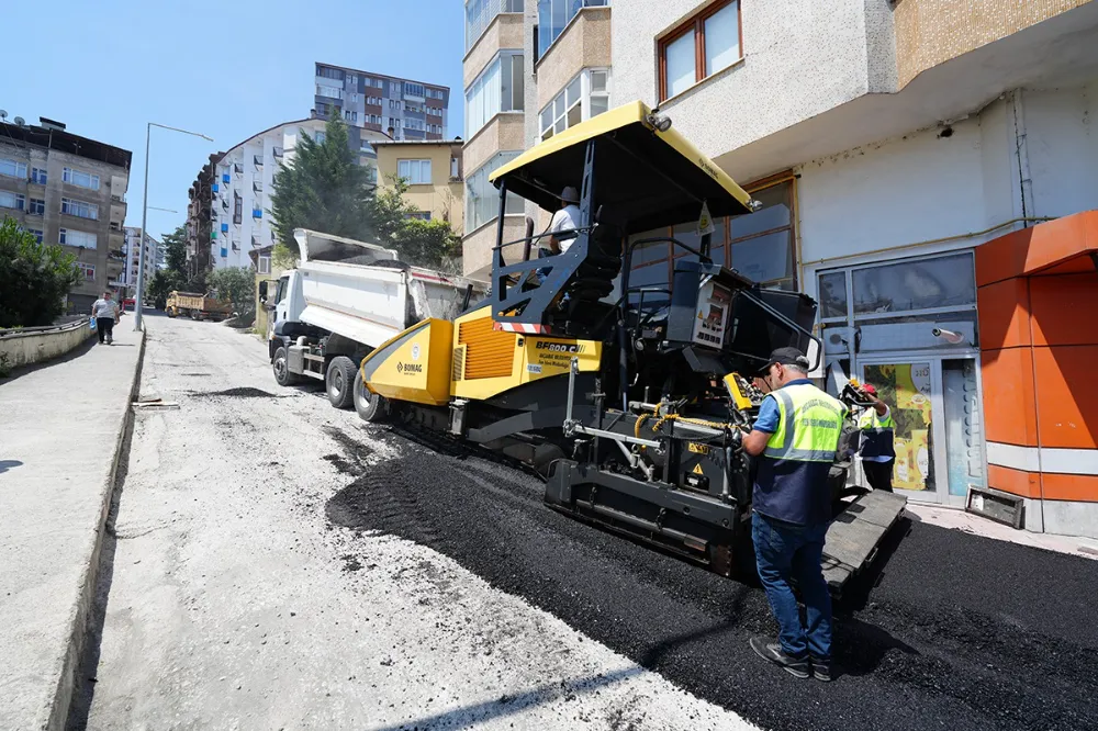 AKÇAABAT’IN YOLLARI YENİLENİYOR