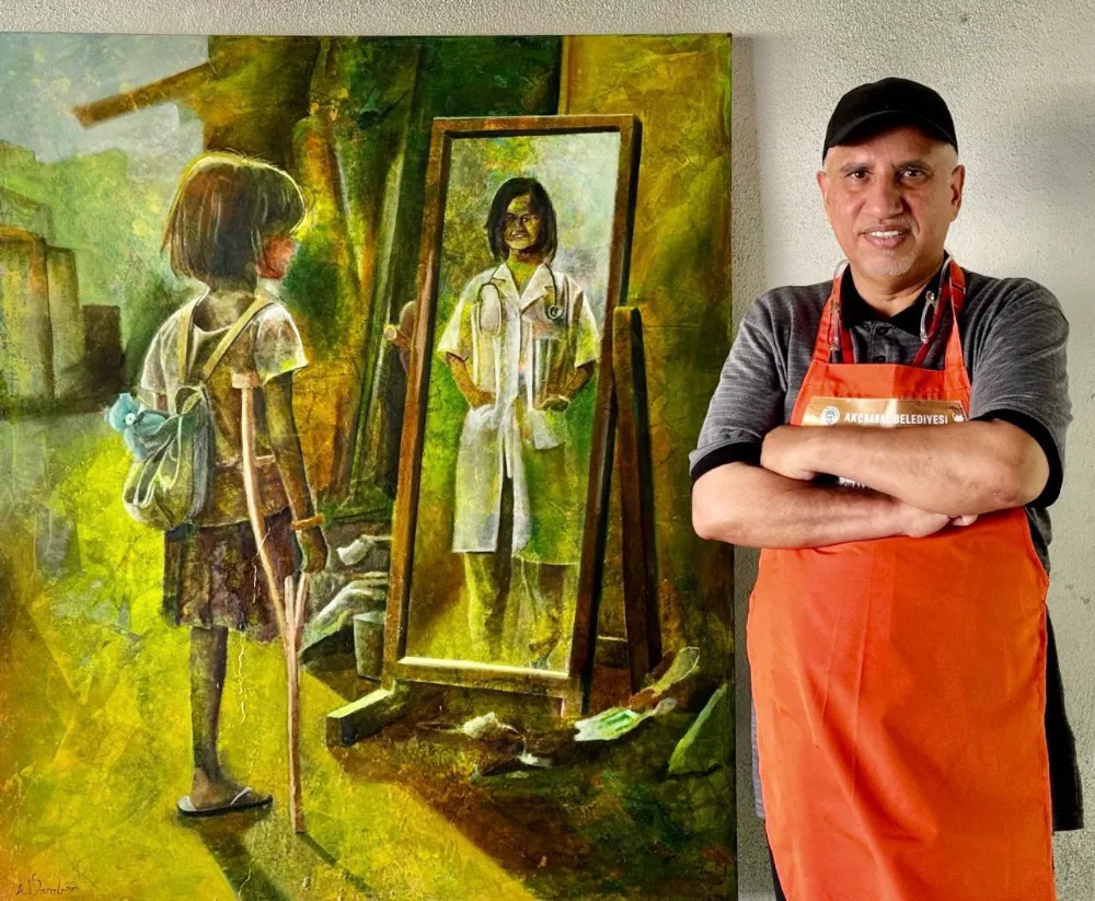 AKÇAABAT’TA SANAT BULUŞTU, GAZZE UNUTULMADI