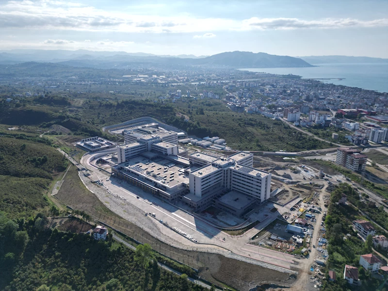Ordu Şehir Hastanesinin yapım çalışmaları devam ediyor