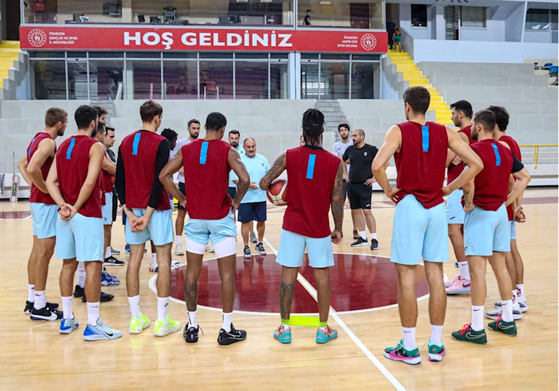 Trabzonspor basketbol takımı sezon hazırlıklarını sürdürdü