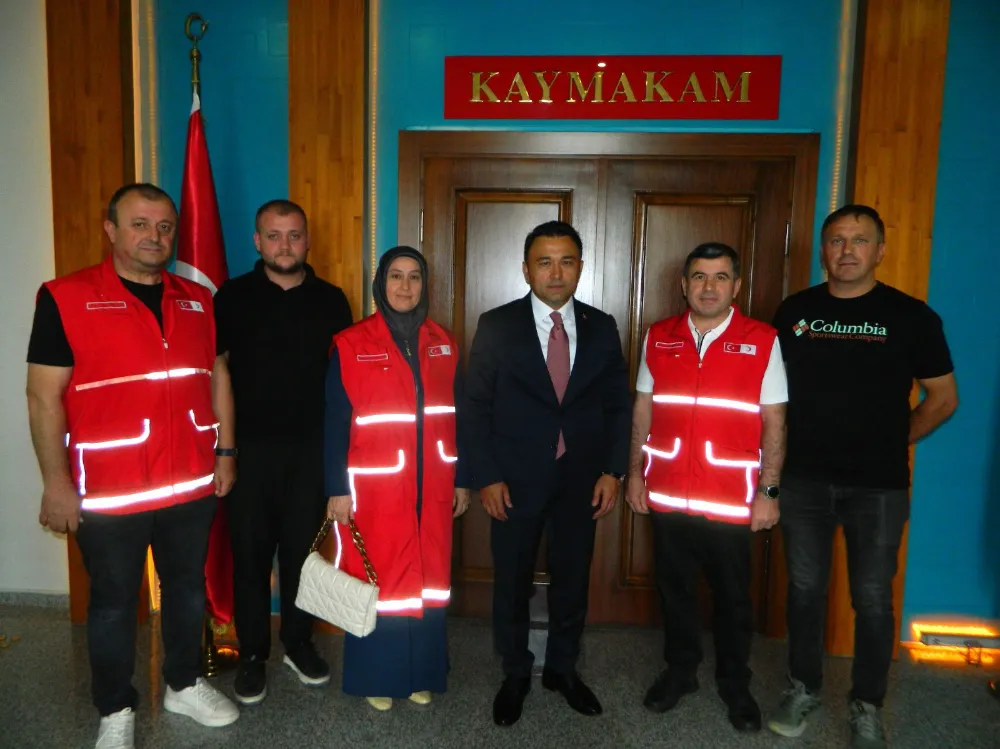 KIZILAY, TEŞEKKÜR İÇİN SAHADA