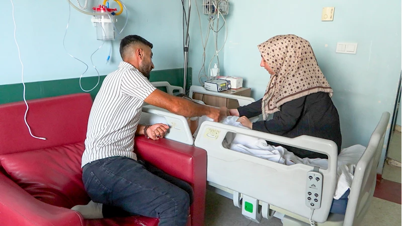 Doğuştan kalp rahatsızlığı bulunan küçük Miran, Diyarbakır