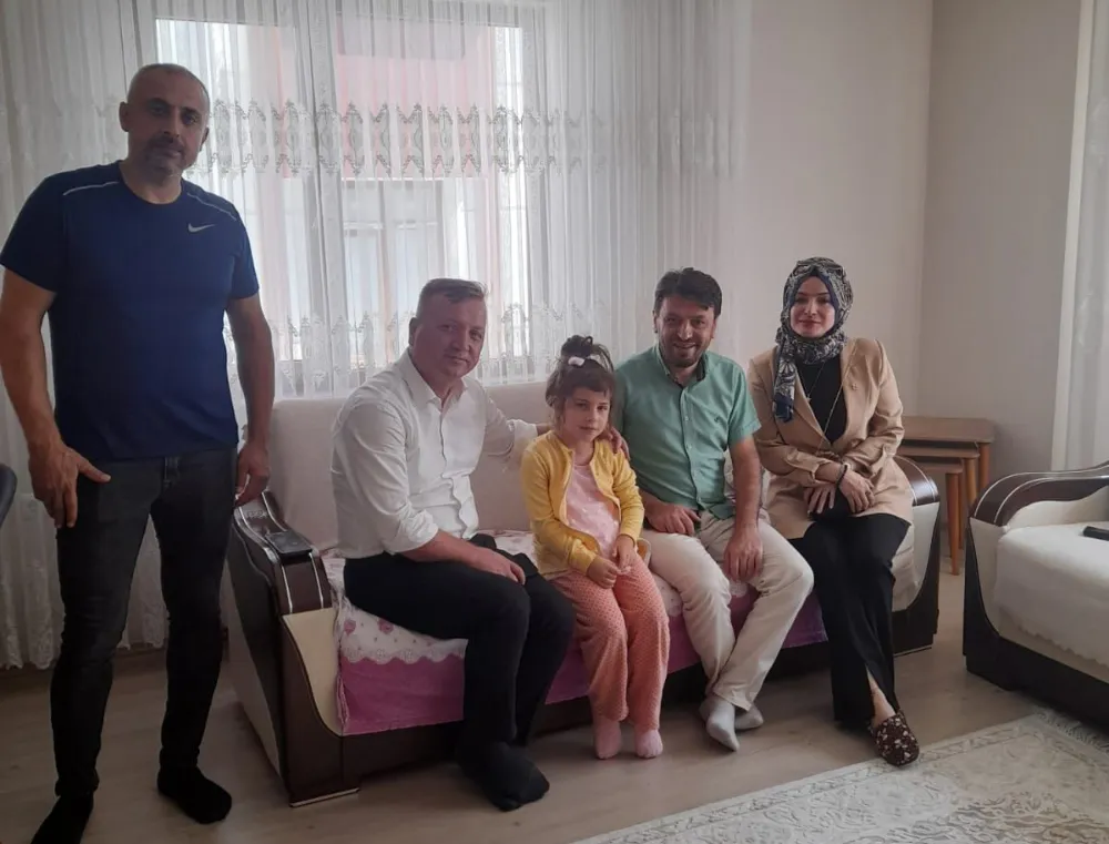 KAZAZEDE ÖĞRENCİYE MORAL ZİYARETİ