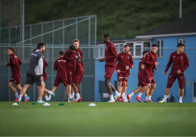 Trabzonspor, Fatih Karagümrük maçının hazırlıklarını sürdürdü