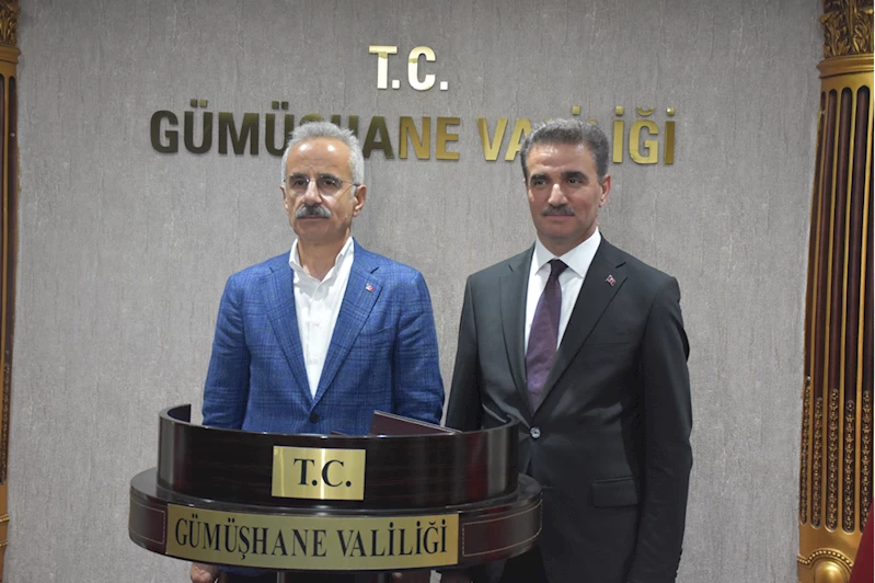 Ulaştırma ve Altyapı Bakanı Uraloğlu Gümüşhane