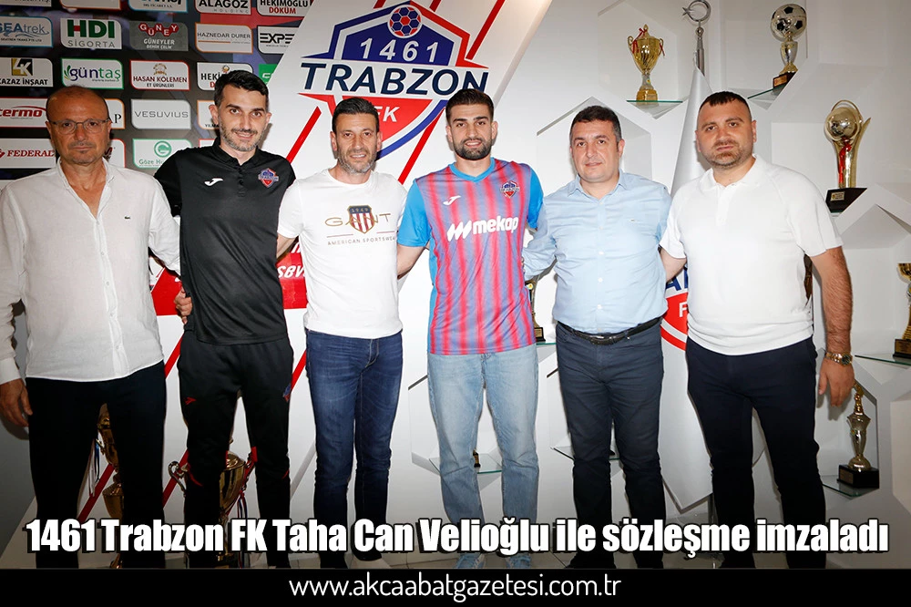 1461 Trabzon FK Taha Can Velioğlu ile sözleşme imzaladı