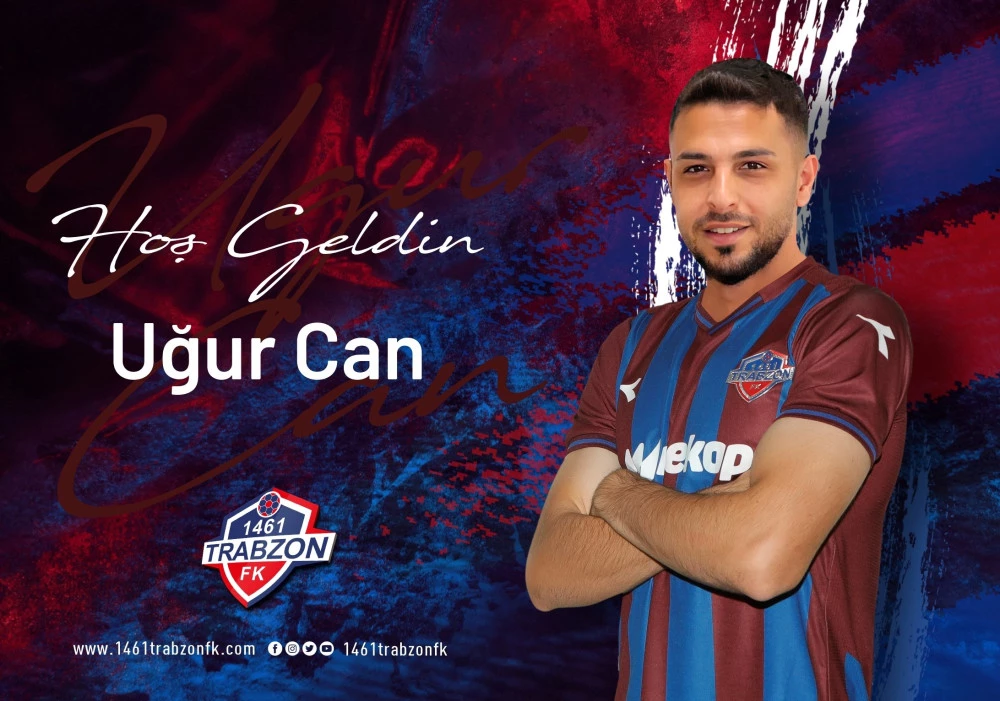 1461 Trabzon FK Uğur Can ile 2 yıllık sözleşme imzaladı