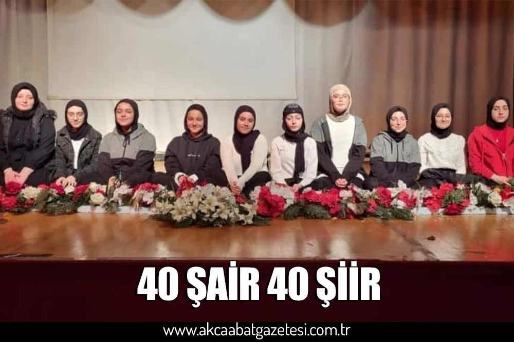 40 ŞAİR 40 ŞİİR