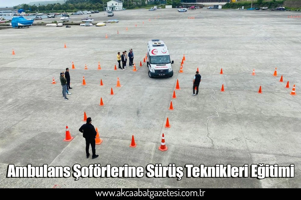 Ambulans Şoförlerine Sürüş Teknikleri Eğitimi