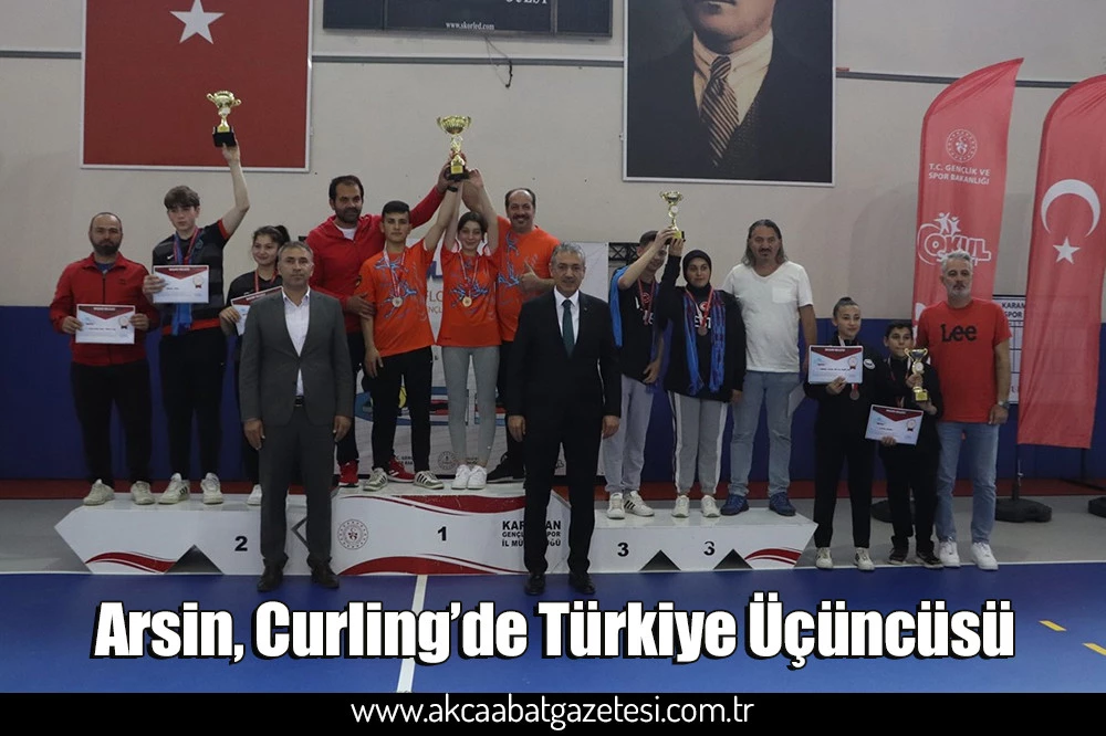 Arsin, Curling’de Türkiye Üçüncüsü