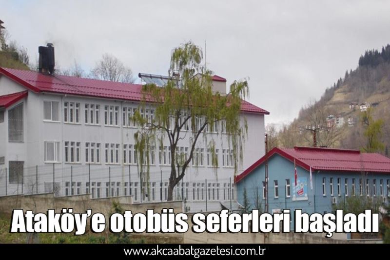 Ataköy’e otobüs seferleri başladı