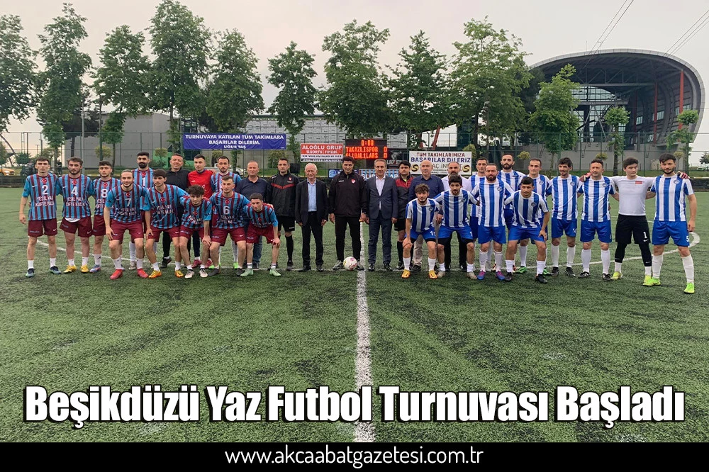 Beşikdüzü Yaz Futbol Turnuvası Başladı